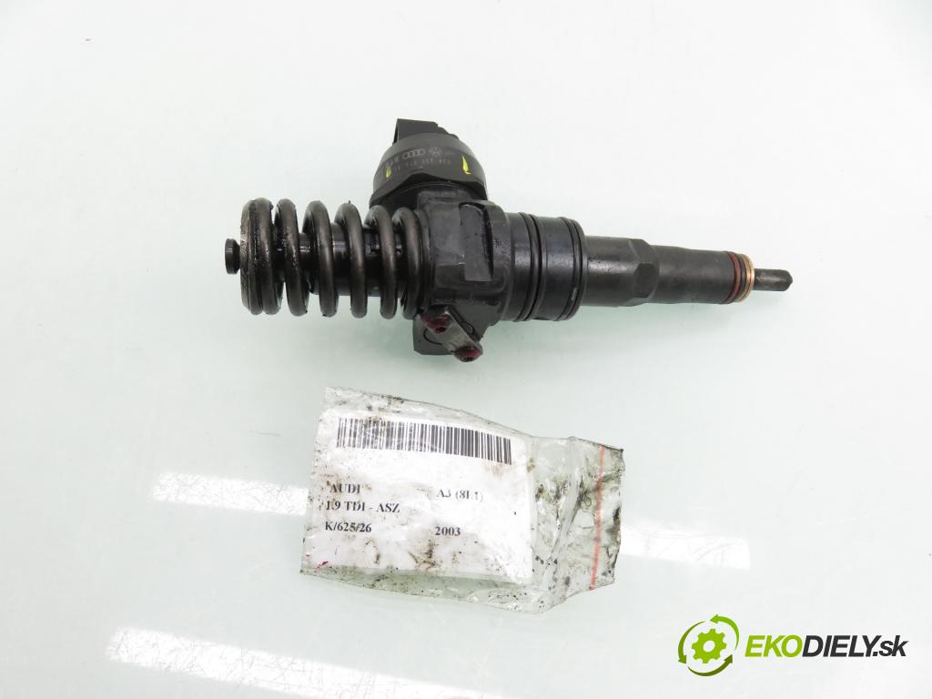 AUDI A3 (8L1) HB 2003 96,00 1.9 TDI PD 130 - ASZ 1896,00 vstříkovač 038130073AL ; 0414720039 (Vstřikovač paliva)