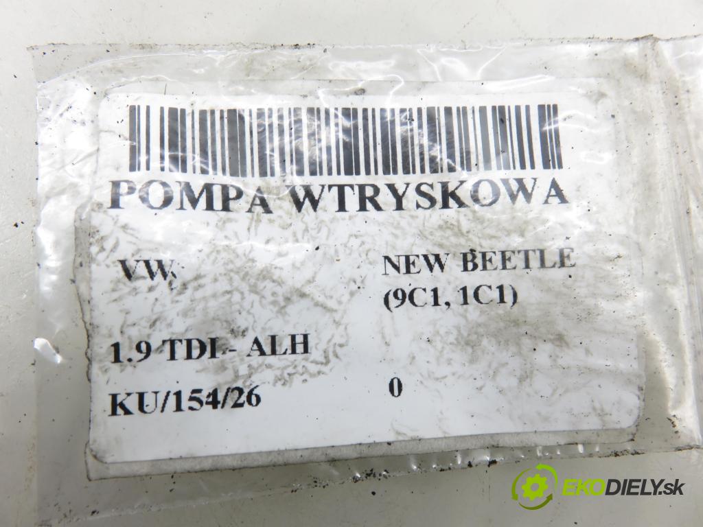 VW NEW BEETLE (9C1, 1C1) HB 2001 66,00 1.9 TDI 90 - ALH 1896,00 Pumpa vstrekovacia 038130107D ; 0460404977 (Vstrekovacie čerpadlo)