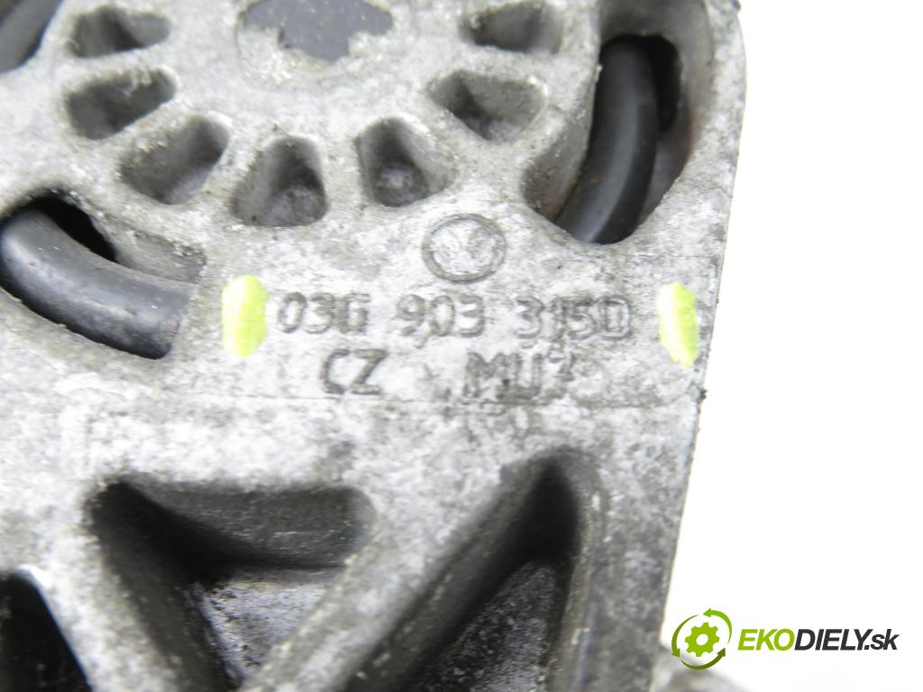 SKODA OCTAVIA II (1Z3) LIFTBACK 2008 77,00 1.9 TDI - BXE 1896,00 Uchytenie alternátora 038903143AF ; 03G903315D