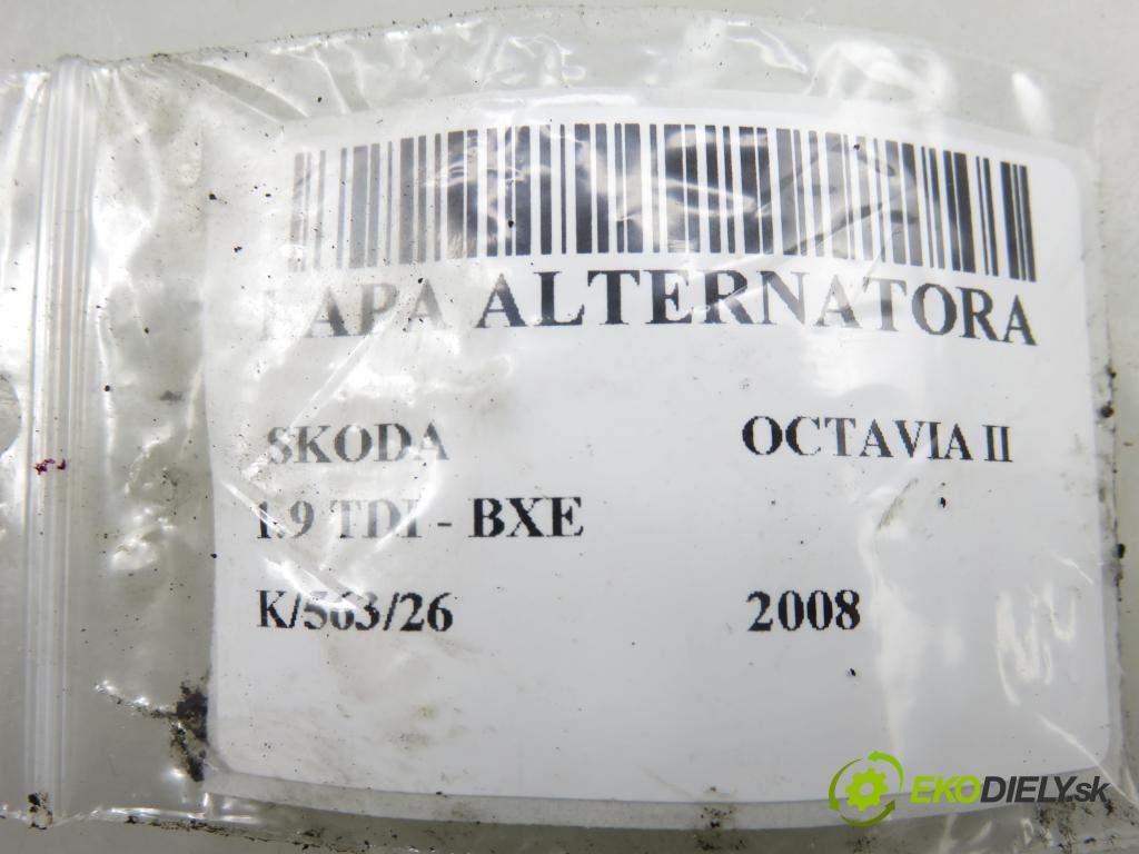 SKODA OCTAVIA II (1Z3) LIFTBACK 2008 77,00 1.9 TDI - BXE 1896,00 Uchytenie alternátora 038903143AF ; 03G903315D