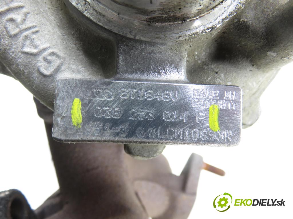SKODA OCTAVIA II (1Z3) LIFTBACK 2008 77,00 1.9 TDI - BXE 1896,00 RYCHLONABÍJEČKA: 03G253014F (Kompletní turbodmychadlo)