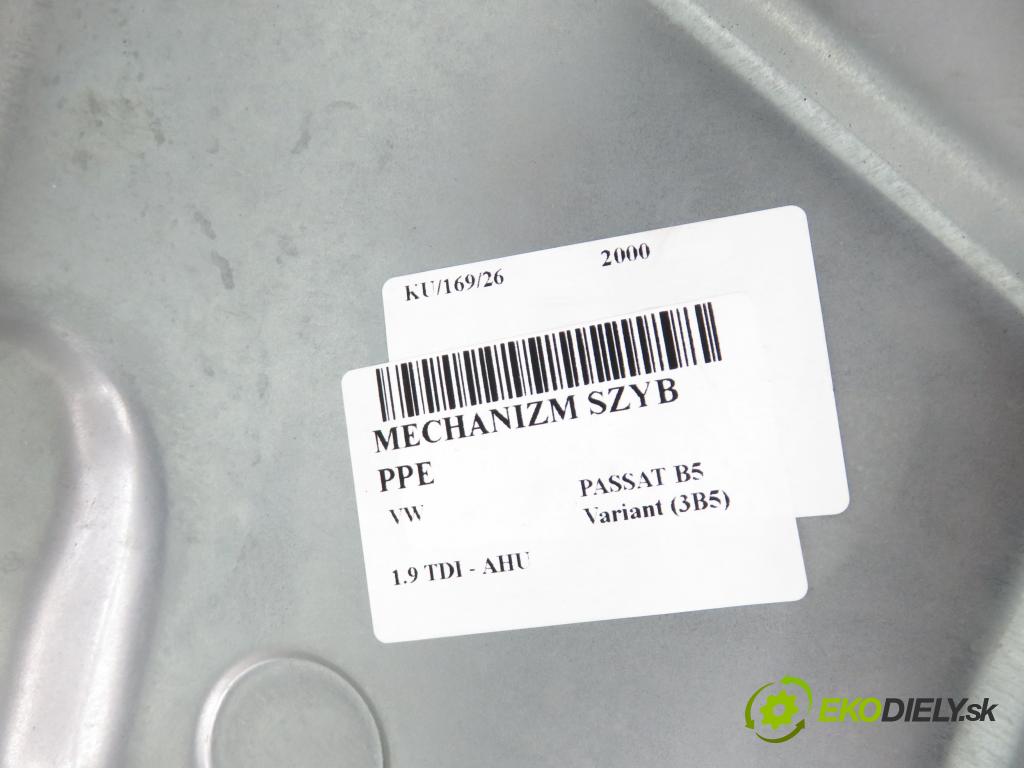 VW PASSAT B5 Variant (3B5) KOMBI 2000 66,00 1.9 TDI 90 - AHU 1896,00 Mechanizmus okien 3B4837756D ; 3B4837752GJ ; F005S00048