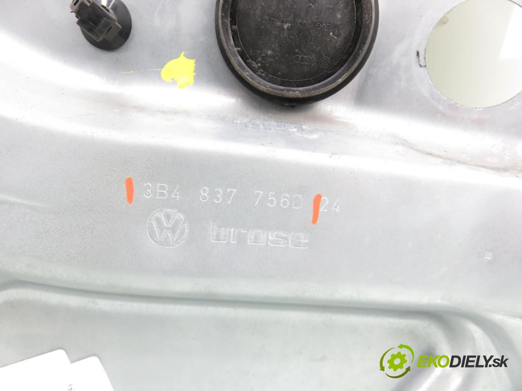 VW PASSAT B5 Variant (3B5) KOMBI 2000 66,00 1.9 TDI 90 - AHU 1896,00 Mechanizmus okien 3B4837756D ; 3B4837752GJ ; F005S00048