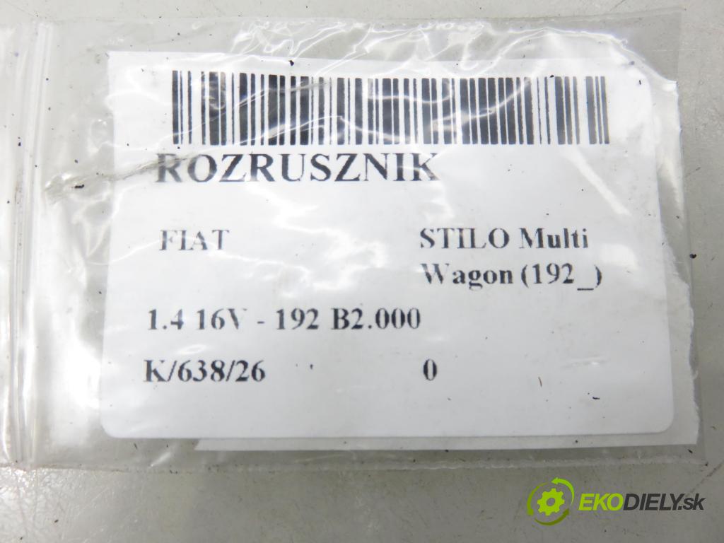 FIAT STILO Multi Wagon (192_) KOMBI 2004 70,00 1.4 16V 95 - 843 A1.000 1368,00 Štartér 63103031 (Štartér)