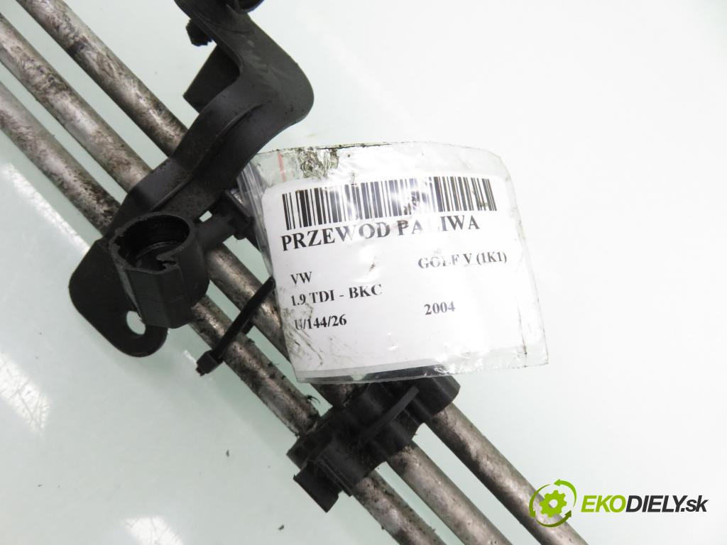 VW GOLF V (1K1) HB 2004 77,00 1.9 TDI PD 105 - BKC 1896,00 rúrka paliva