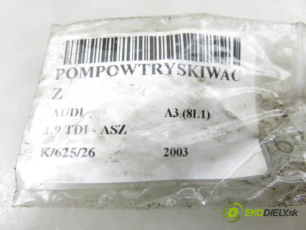 AUDI A3 (8L1) HB 2003 96,00 1.9 TDI PD 130 - ASZ 1896,00 Vstrekovač 038130073AL ; 0414720039 (Vstrekovač paliva)