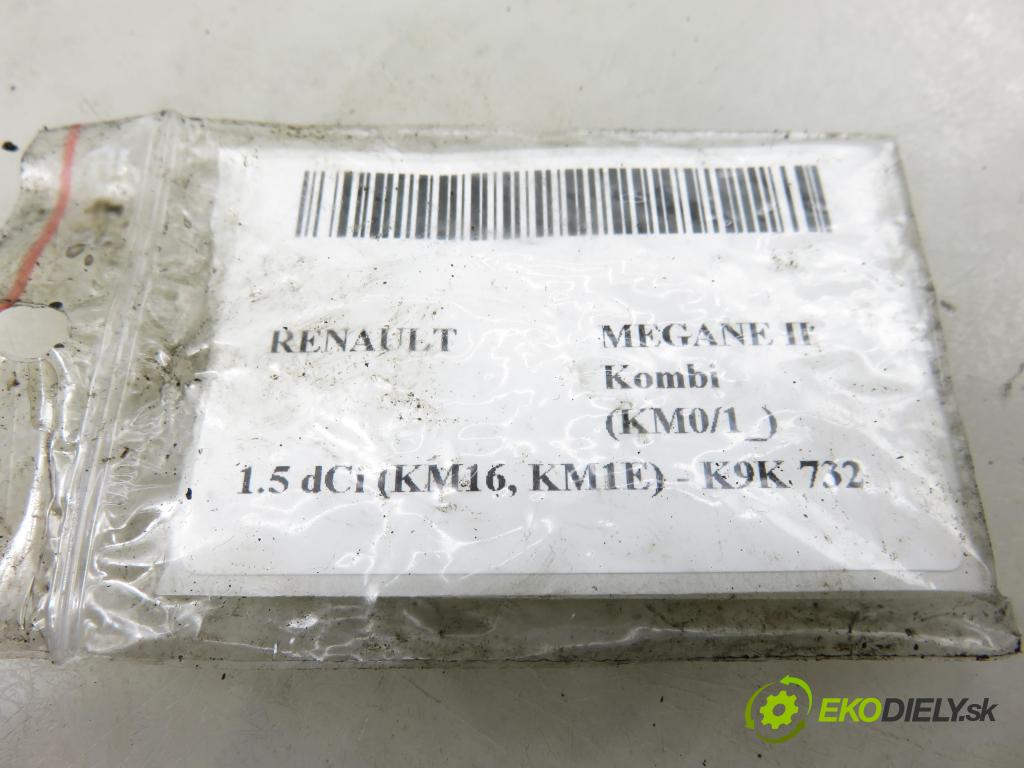 RENAULT MEGANE II Kombi (KM0/1_) KOMBI 2006 78,00 1.5 dCi 106 - K9K 732 1461,00 vstrekovač 8200380253 ; 8200294788 (Vstrekovač paliva)