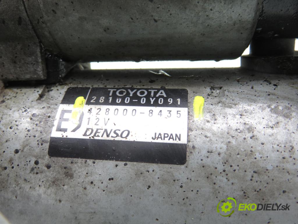 TOYOTA YARIS (_P13_) HB 2015 73,00 1.3 (NSP130_) - 1NR-FKE 1329,00 Štartér 281000Y091 ; 4280008435 (Štartér)