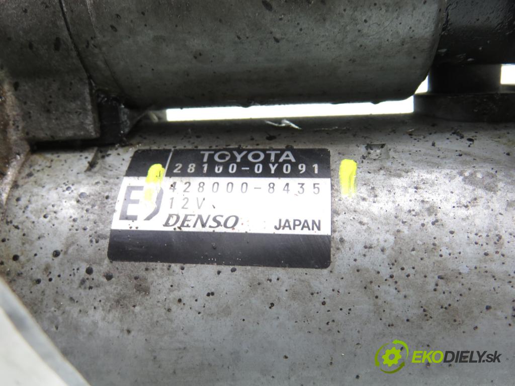 TOYOTA YARIS (_P13_) HB 2015 73,00 1.3 (NSP130_) - 1NR-FKE 1329,00 Štartér 281000Y091 ; 4280008435 (Štartér)