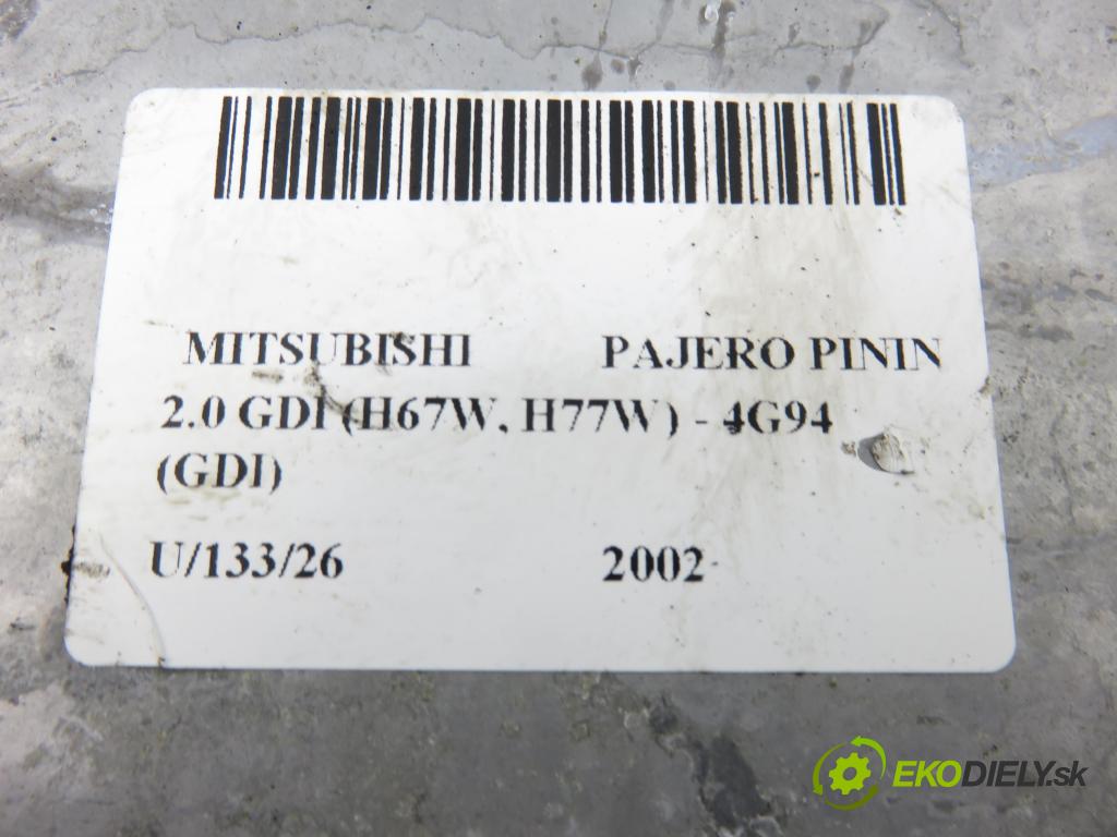MITSUBISHI PAJERO PININ (H6_W, H7_W) SUV 2002 95,00 2.0 GDI 1999,00 riadiaca jednotka / MODUL INNE: MR507766 ; E8T11671