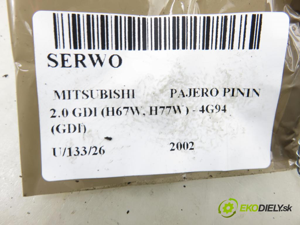 MITSUBISHI PAJERO PININ (H6_W, H7_W) SUV 2002 95,00 2.0 GDI 1999,00 Posilovač 0204021833 ; MR510503 (Servočerpadlo)