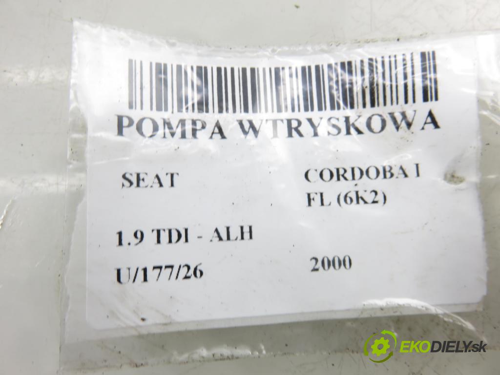 SEAT CORDOBA (6K2) SEDAN 2000 66,00 1.9 TDI - ALH 1896,00 pumpa vstřikovací 0460404977 ; 038130107D (Vstřikovací čerpadlo)