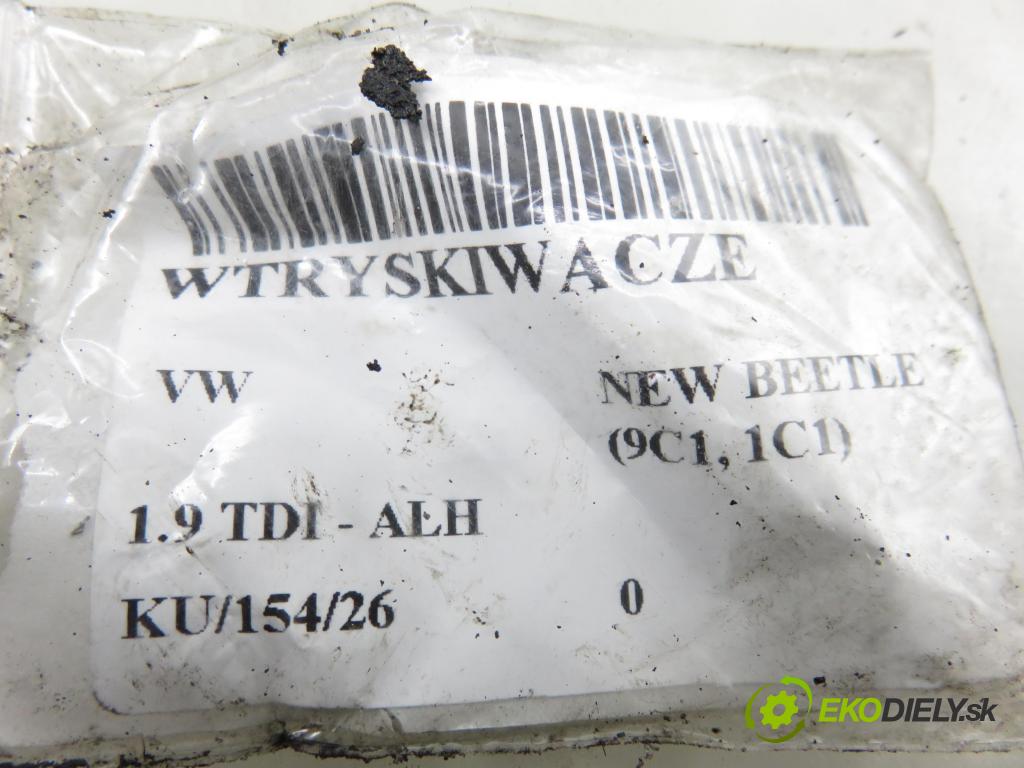 VW NEW BEETLE (9C1, 1C1) HB 2001 66,00 1.9 TDI 90 - ALH 1896,00 Vstrekovacie ventily 028130202Q ; 028130202P (Vstrekovací ventil)