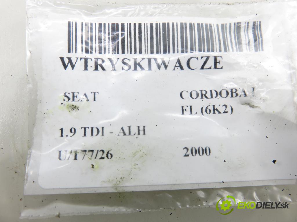 SEAT CORDOBA (6K2) SEDAN 2000 66,00 1.9 TDI - ALH 1896,00 Vstrekovacie ventily 0432193735 ; 038130201F (Vstrekovací ventil)