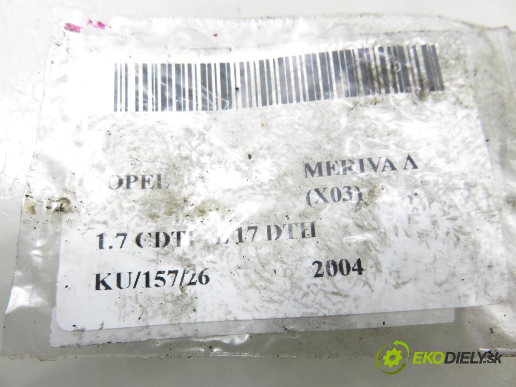 OPEL MERIVA A nadwozie wielkoprzestrzenne (MPV) (X03) HB 2004 74,00 1.7 CDTI 100 - Z 17 DTH 1686,00 vstřikovač 8973138612 (Vstřikovač paliva)