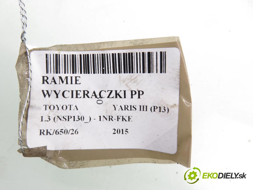 TOYOTA YARIS (_P13_) HB 2015 73,00 1.3 (NSP130_) - 1NR-FKE 1329,00 RAMENO: stierače PP