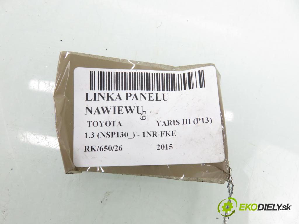 TOYOTA YARIS (_P13_) HB 2015 73,00 1.3 (NSP130_) - 1NR-FKE 1329,00 Lanko panel kúrenia 