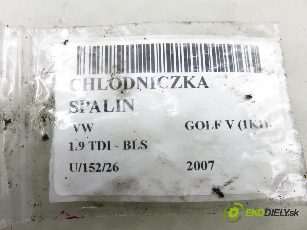 VW GOLF V (1K1) HB 2007 77,00 1.9 TDI - BLS 1896,00 Chladič spalín 03G131512AA