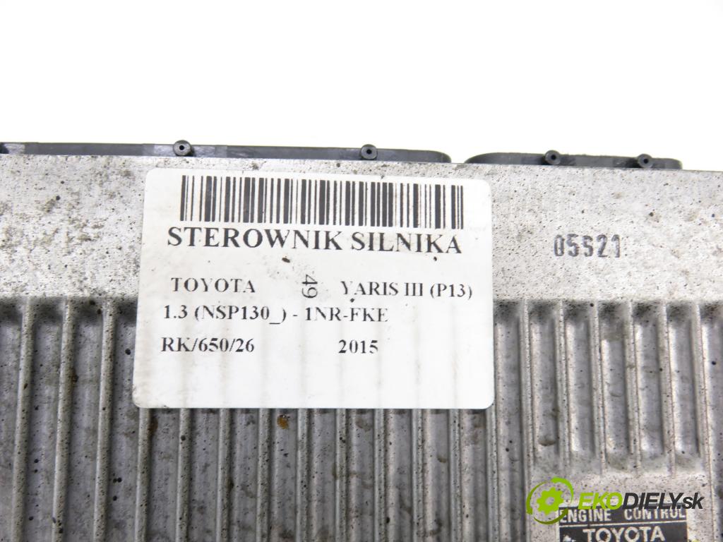 TOYOTA YARIS (_P13_) HB 2015 73,00 1.3 (NSP130_) - 1NR-FKE 1329,00 Riadiaca jednotka Motor 896610DK90 ; MB2756005440