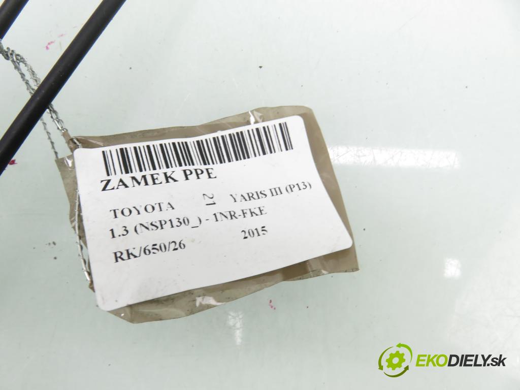 TOYOTA YARIS (_P13_) HB 2015 73,00 1.3 (NSP130_) - 1NR-FKE 1329,00 zámok PPE
