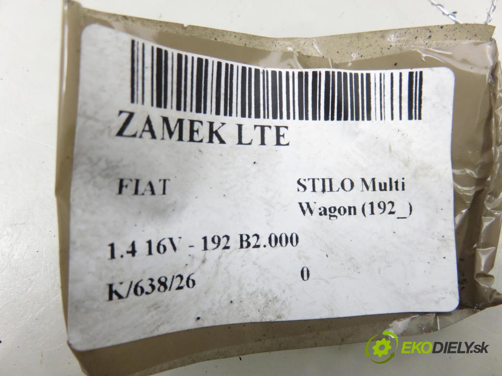 FIAT STILO Multi Wagon (192_) KOMBI 2004 70,00 1.4 16V 95 - 843 A1.000 1368,00 zámok