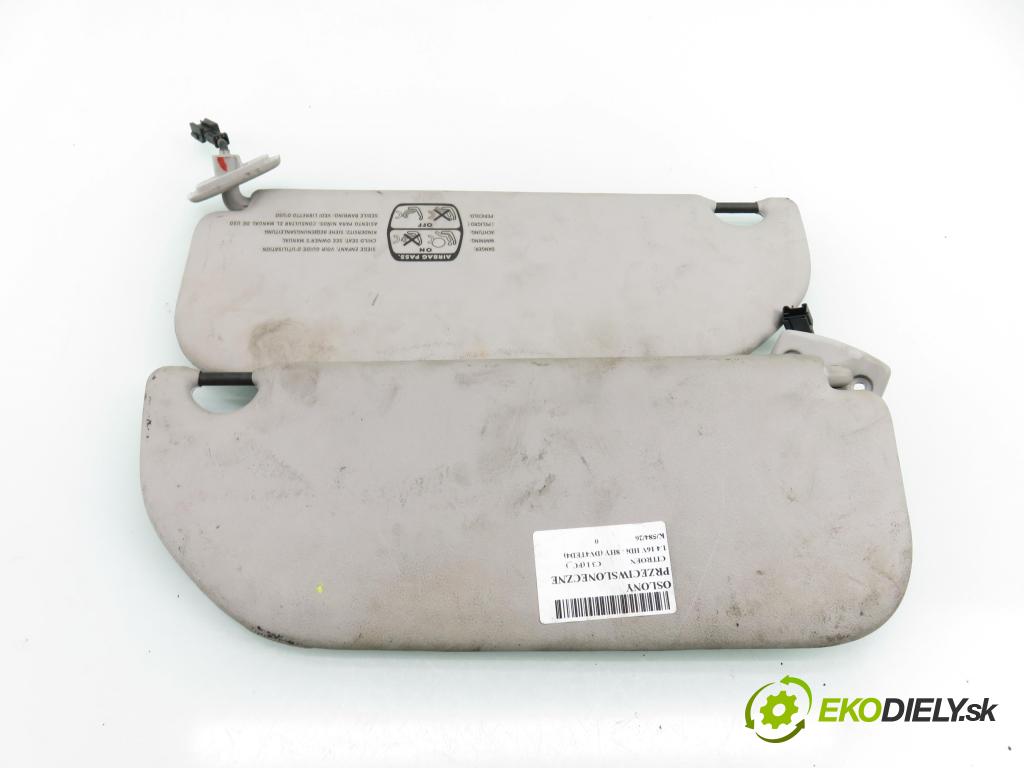 CITROEN C3 I (FC_) HB 2003 66,00 1.4 16V HDi - 8HY (DV4TED4) 1398,00 kryty protislnečné