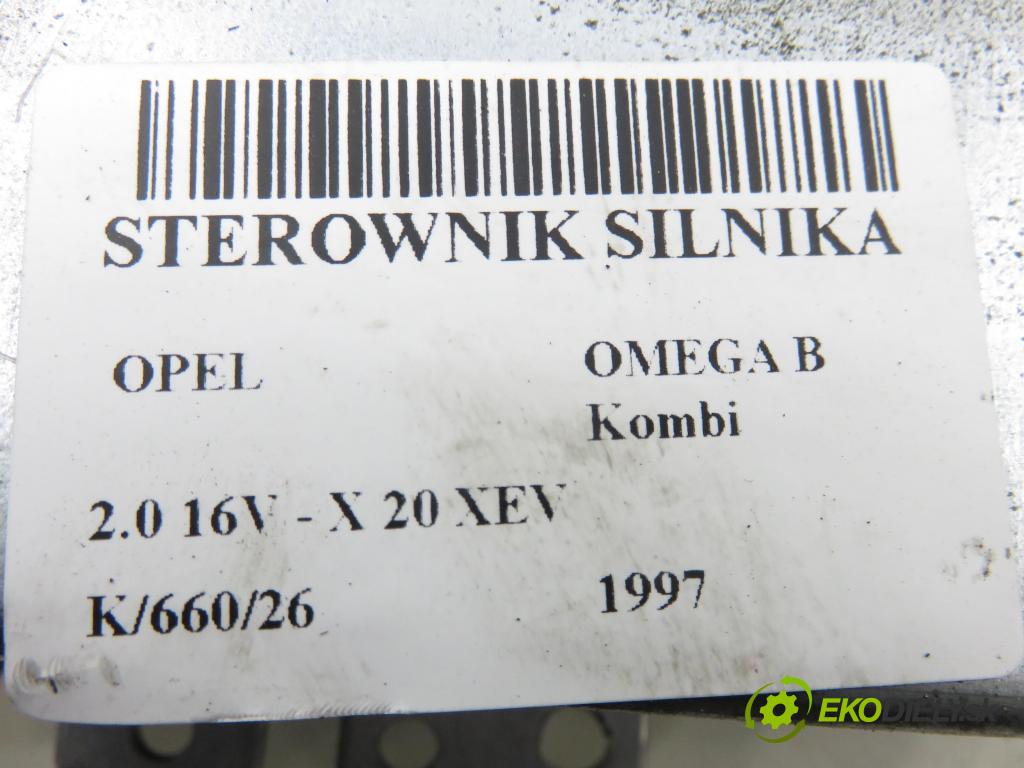 OPEL OMEGA B Kombi (V94) KOMBI 1997 100,00 2.0 16V - X 20 XEV 1998,00 Riadiaca jednotka Motor 5WK9072 ; 90491975