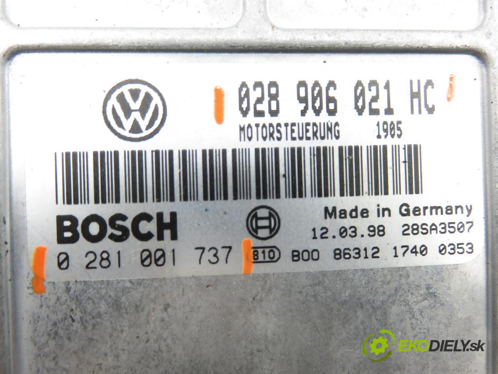 FORD GALAXY (WGR) VAN 1998 66,00 1.9 TDI 90 - 1Z 1896,00 Riadiaca jednotka Motor 0281001737 ; 028906021HC