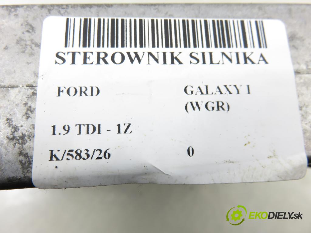 FORD GALAXY (WGR) VAN 1998 66,00 1.9 TDI 90 - 1Z 1896,00 Riadiaca jednotka Motor 0281001737 ; 028906021HC