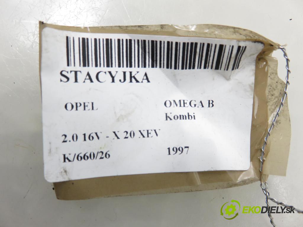 OPEL OMEGA B Kombi (V94) KOMBI 1997 100,00 2.0 16V - X 20 XEV 1998,00 spinačka 26034041 ; 26034040 (Spínacia skrinka)