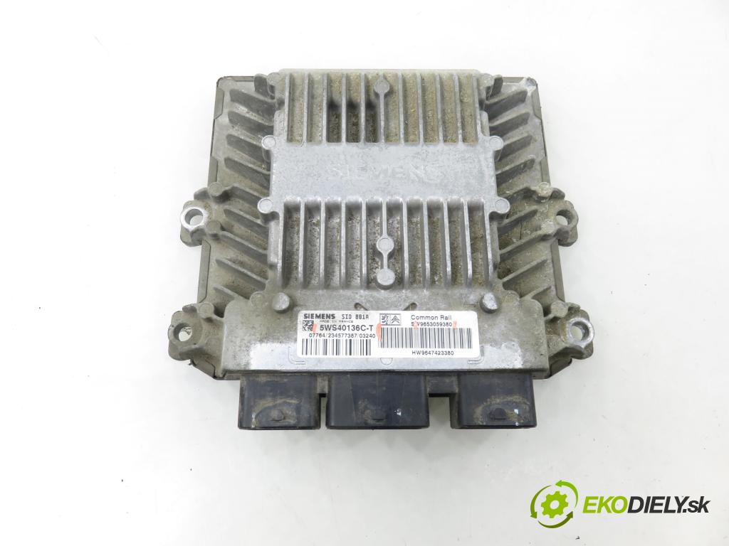 CITROEN BERLINGO FIRST Skrzynia (M_) KOMBIVAN 2003 66,00 2.0 HDI 90 - RHY (DW10TD) 1997,00 Riadiaca jednotka Motor 5WS40136CT ; 9653059380