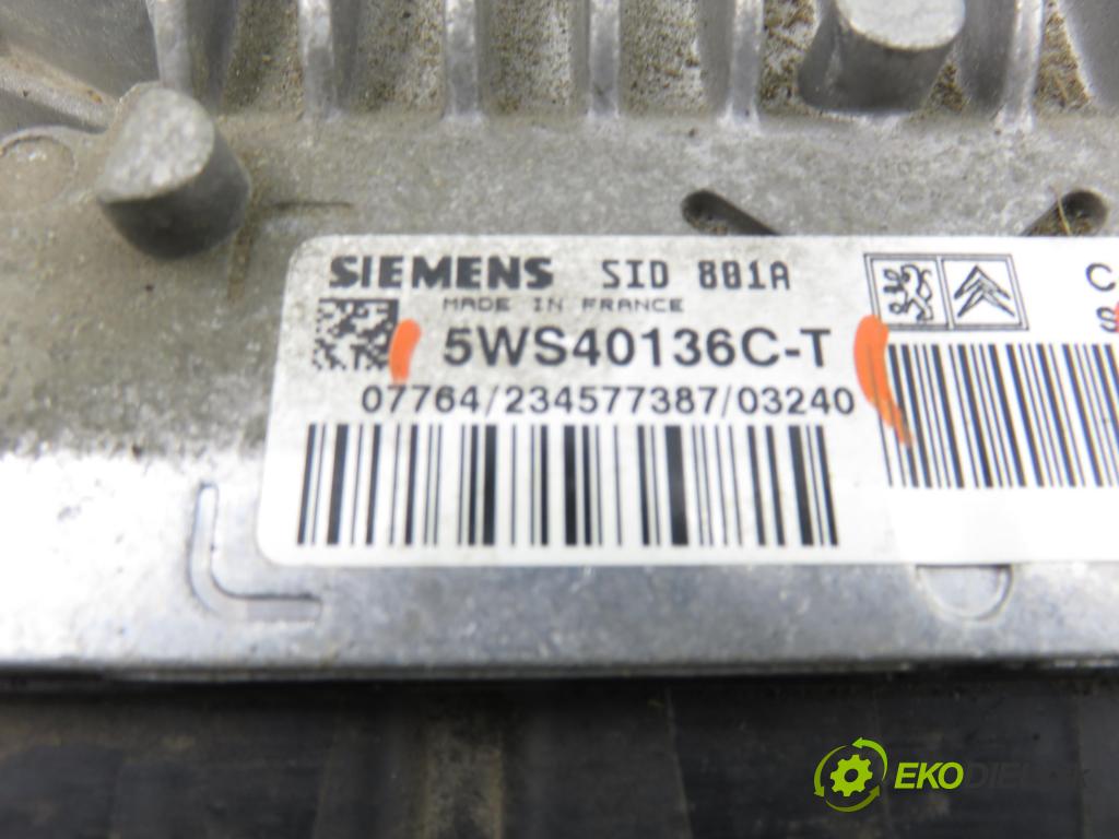 CITROEN BERLINGO FIRST Skrzynia (M_) KOMBIVAN 2003 66,00 2.0 HDI 90 - RHY (DW10TD) 1997,00 Riadiaca jednotka Motor 5WS40136CT ; 9653059380