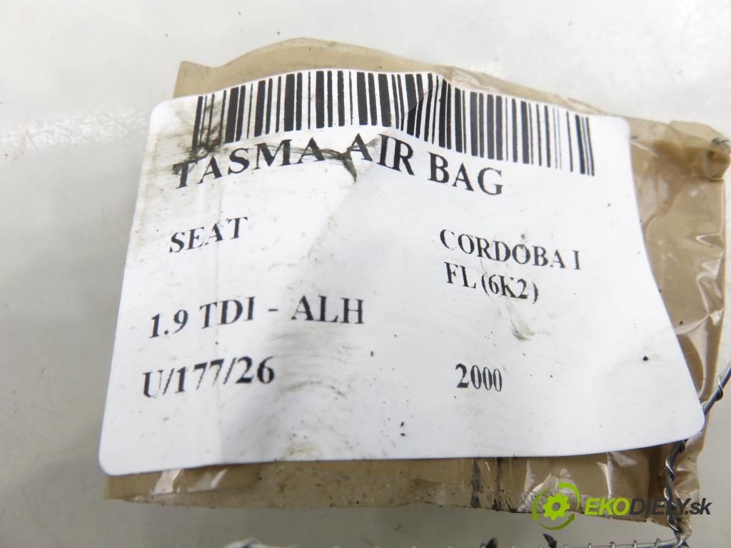SEAT CORDOBA (6K2) SEDAN 2000 66,00 1.9 TDI - ALH 1896,00 PÁSKA: air BAG 6K0959653