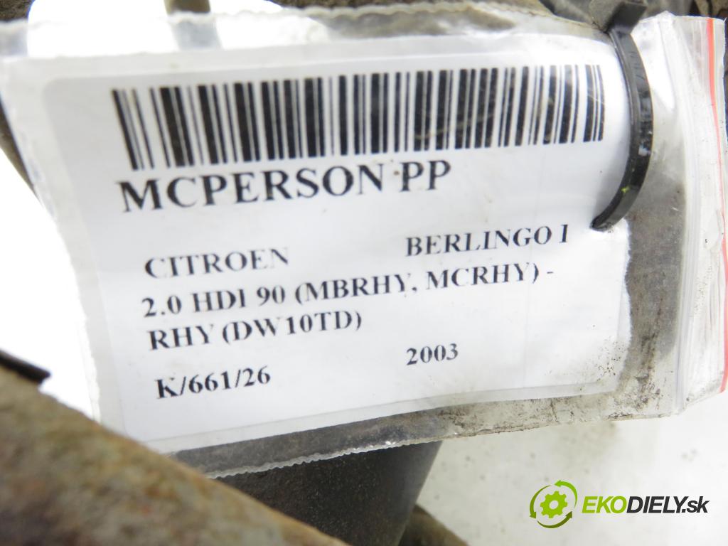 CITROEN BERLINGO FIRST Skrzynia (M_) KOMBIVAN 2003 66,00 2.0 HDI 90 - RHY (DW10TD) 1997,00 MCPERSON PP