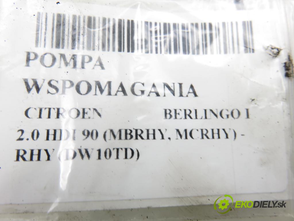 CITROEN BERLINGO FIRST Skrzynia (M_) KOMBIVAN 2003 66,00 2.0 HDI 90 - RHY (DW10TD) 1997,00 Pumpa servočerpadlo 9636320580 ; 26080330QE (Servočerpadlo)