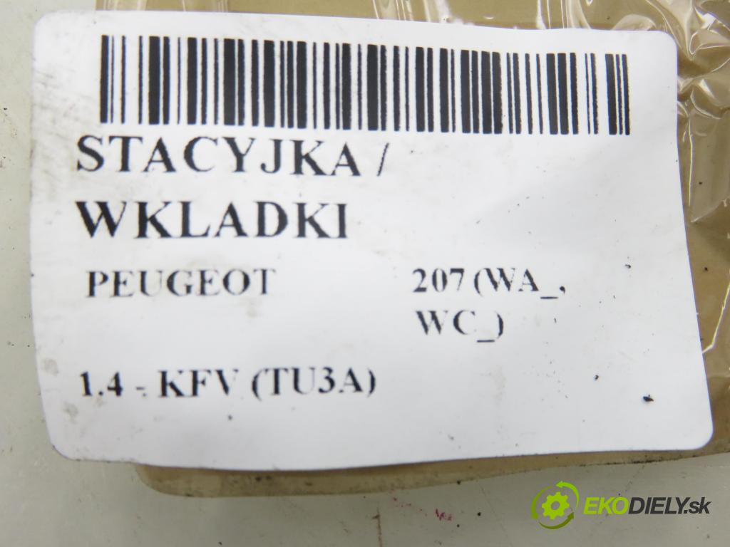 PEUGEOT 207 (WA_, WC_) HB 2008 55,00 1.4 - KFV (TU3A) 1360,00 spínačka / VLOŽKY 36410600 ; 9663123280