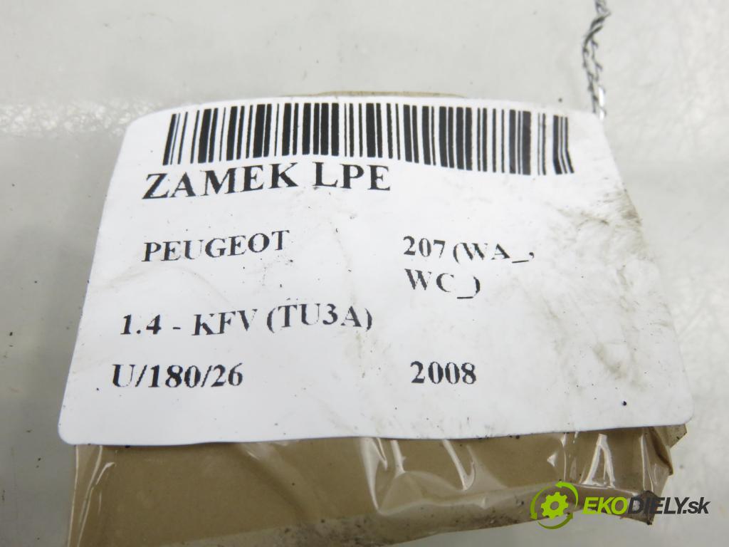 PEUGEOT 207 (WA_, WC_) HB 2008 55,00 1.4 - KFV (TU3A) 1360,00 zámok 24087816