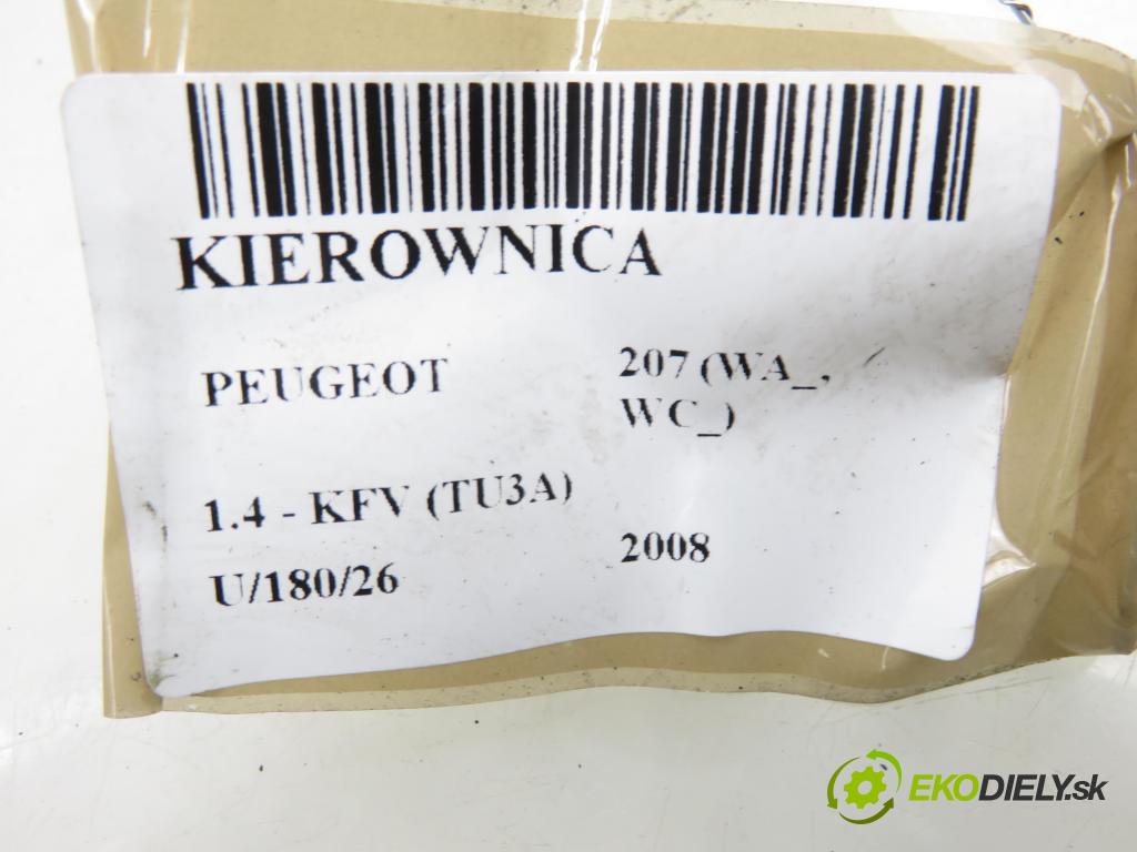 PEUGEOT 207 (WA_, WC_) HB 2008 55,00 1.4 - KFV (TU3A) 1360,00 Volant 96500663 ; 96500674ZD (Volant)