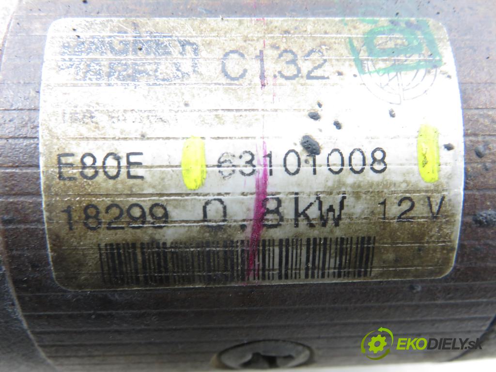 FIAT UNO (146_) HB 1993 42,00 1.0 57-146 C8.000 994,00 Štartér 63101008 (Štartér)