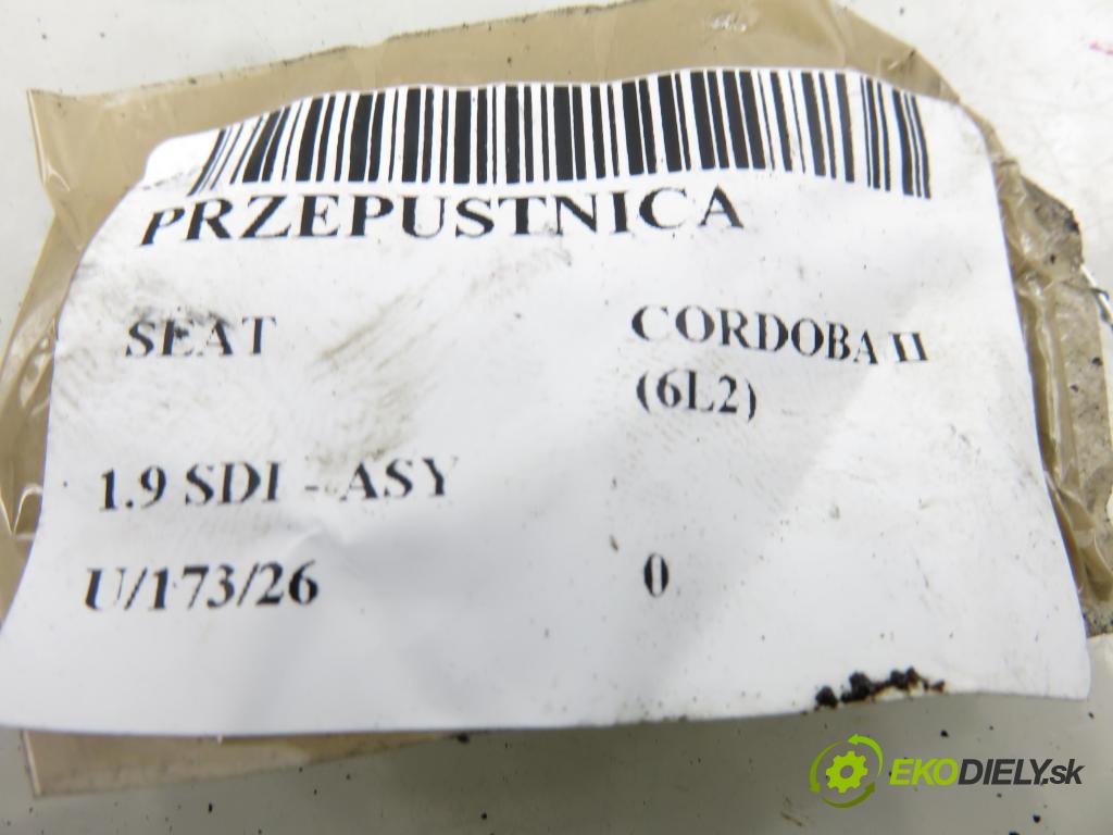 SEAT CORDOBA (6L2) SEDAN 2003 47,00 1.9 SDI - ASY 1896,00 škrtíci klapka 038128063J ; 714309090 (Škrticí klapka)