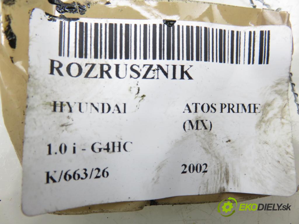 HYUNDAI ATOS PRIME (MX) HB 2000 40,00 1.0 i - G4HC 999,00 startér STX200259 (Startér)