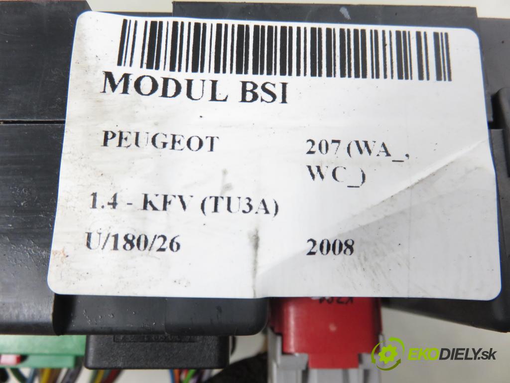PEUGEOT 207 (WA_, WC_) HB 2008 55,00 1.4 - KFV (TU3A) 1360,00 MODUL BSI 9663798280