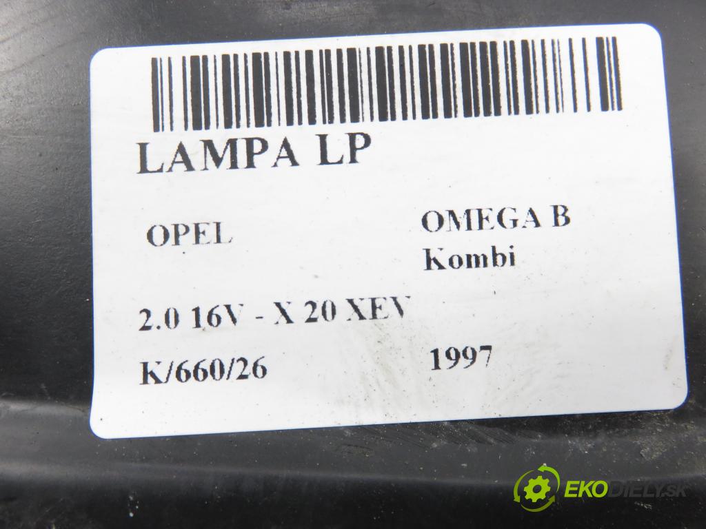 OPEL OMEGA B Kombi (V94) KOMBI 1997 100,00 2.0 16V - X 20 XEV 1998,00 světlo LP