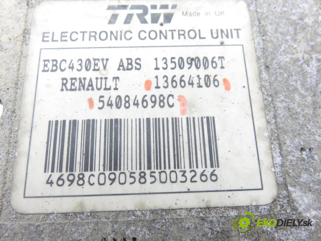 RENAULT MASTER II Skrzynia (FD) FURGON 2004 66,00 2.2 dCI 90 - G9T 750 2188,00 pumpa ABS 54084698C ; 13664106 (Pumpa ABS)