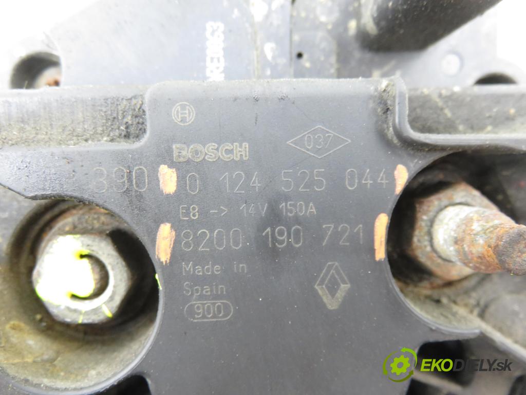 RENAULT MASTER II Skrzynia (FD) FURGON 2004 66,00 2.2 dCI 90 - G9T 750 2188,00 Alternátor 0124525044 ; 8200190721 (Alternátor)