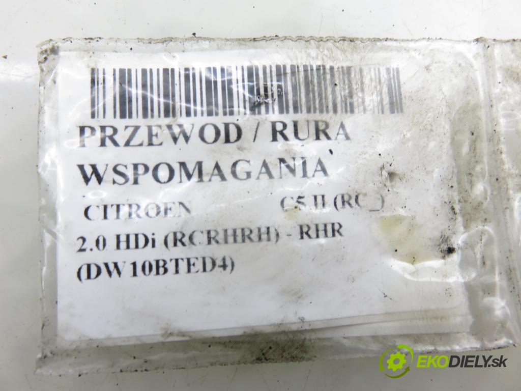 CITROEN C5 II (RC_) LIFTBACK 2007 100,00 2.0 HDi 136 - RHR (DW10BTED4) 1997,00 rúrka / Rúra servočerpadlo 9649436780