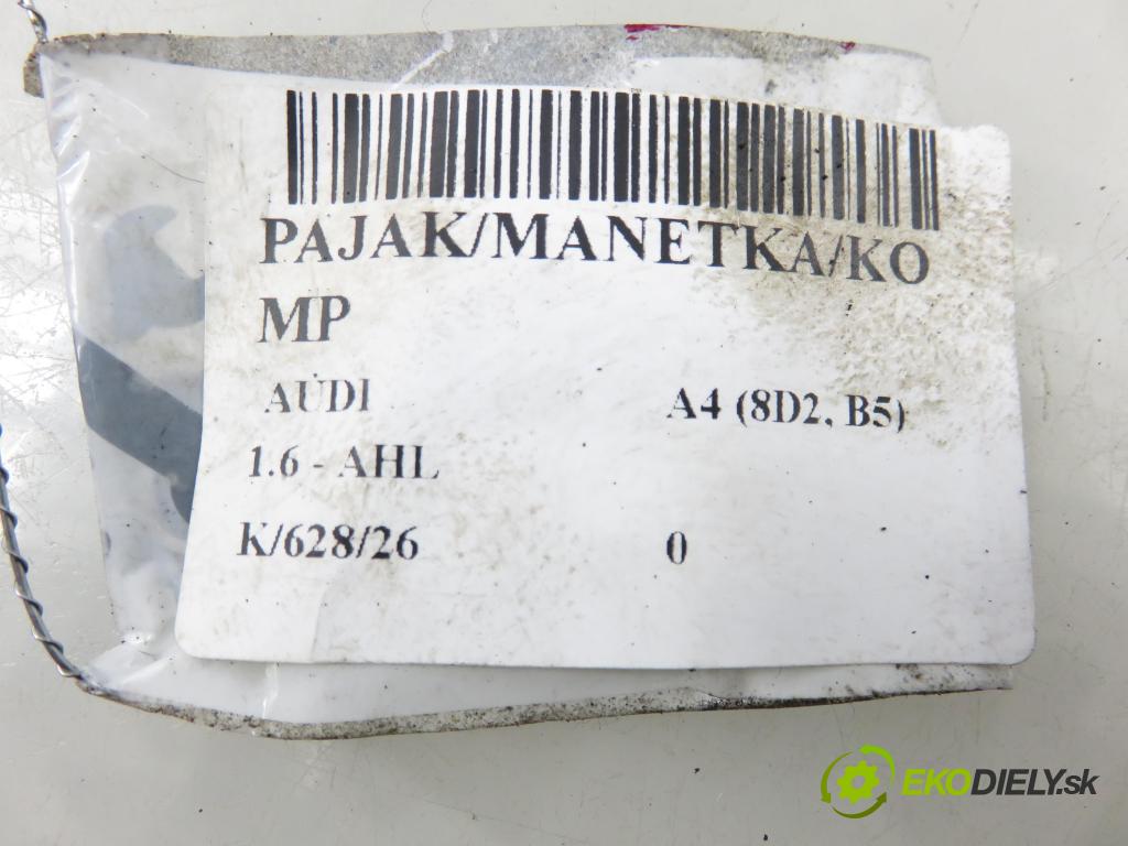AUDI A4 (8D2, B5) SEDAN 1998 74,00 1.6 - AHL 1595,00 páčka/prepínač 4D0953513D ; 1J0959653