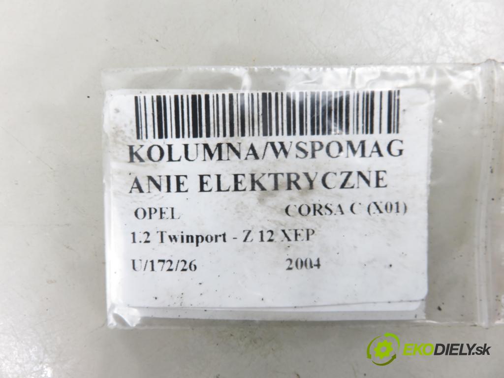 OPEL CORSA C (X01) HB 2004 59,00 1.2 16V Twinport 80 - Z 12 XEP 1229,00 SLOUPEC / PODPORA elektrický 13136673 ; 13136672 ; Q1T17775MZZ