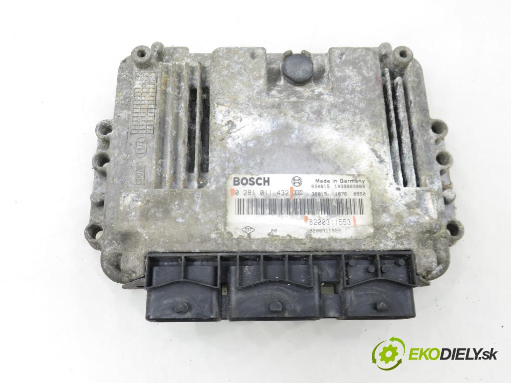 RENAULT MASTER II Skrzynia (FD) FURGON 2004 66,00 2.2 dCI 90 - G9T 750 2188,00 Riadiaca jednotka Motor 0281011432 ; 8200311553