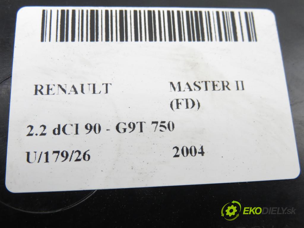 RENAULT MASTER II Skrzynia (FD) FURGON 2004 66,00 2.2 dCI 90 - G9T 750 2188,00 MODUL UCH-2 8200298946G